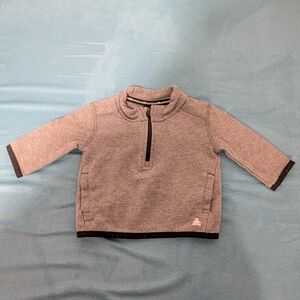 GAP Kids Gray Quarter-Zip Sweatshirt